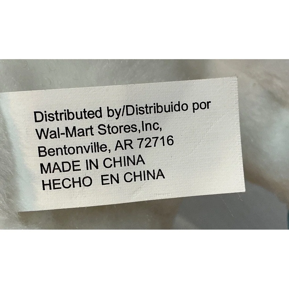 Kid Connection Walking Unicorn Toy Rainbow Mane Blue Glitter Hooves White Plush